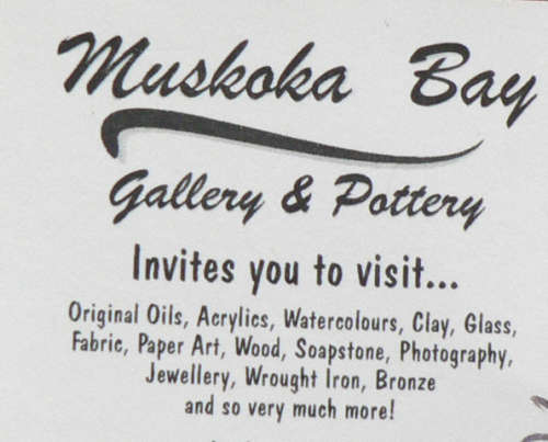 Muskoka Bay Gallery & Pottery in Gravenhurst